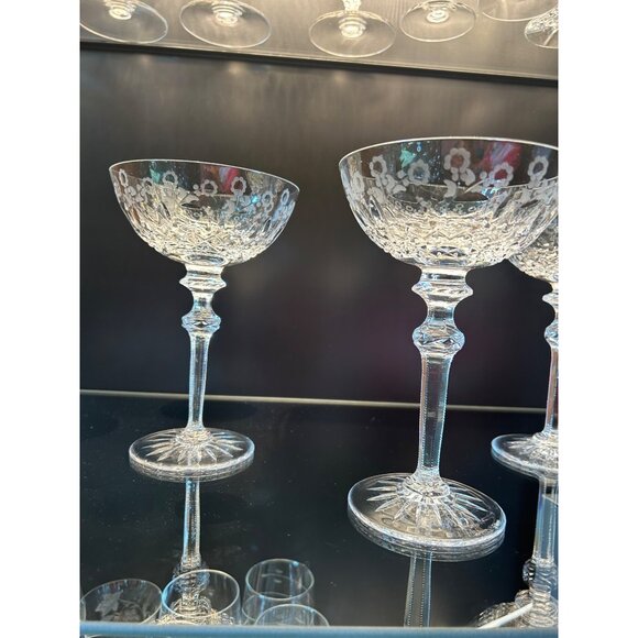 Rogaska "Gallia" Crystal Champagne Sherbet Glasses 7 1/8 Inches Tall Set of 6 - Picture 9 of 10